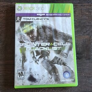 Tom Clancys‎ Splinter Cell Blacklist - Xbox 360 - Kinect Compatible Game